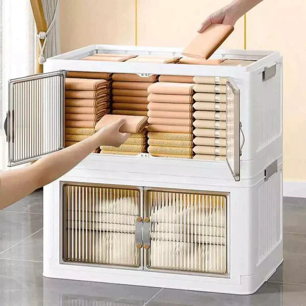 Set of 12 Storage Boxes with Wheels