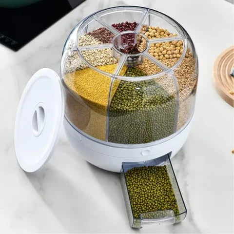 Rotating Grain Storage Dispenser