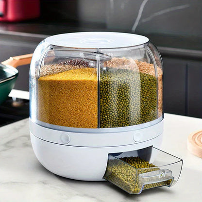 Rotating Grain Storage Dispenser
