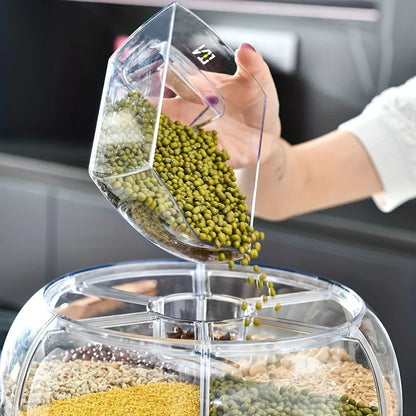 Rotating Grain Storage Dispenser