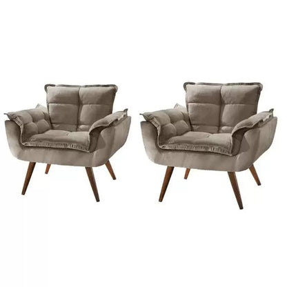Set of 2 Decorative Armchairs