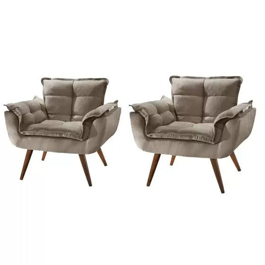 Set of 2 Decorative Armchairs