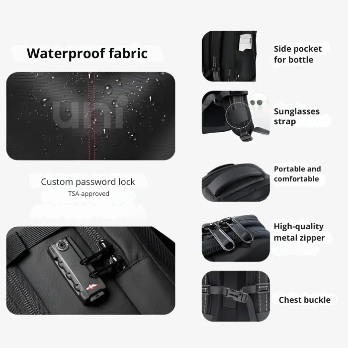 Vacuum Compression Backpack for Travel and Organisation AirTrek Bag