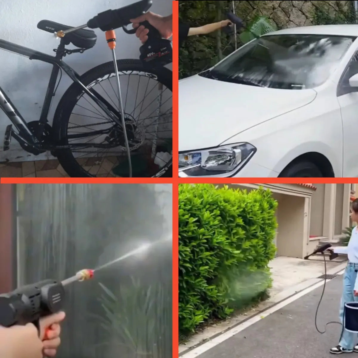 Professional Rechargeable High-Pressure Washer Gun